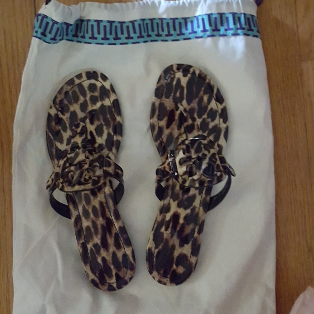 Tory Burch leopard Miller's 8.5